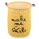 1pc Folding Laundry Basket Round Storage Bin Bag Large Hamper Collapsible Clothes Toy Basket Bucket Organizer Large Capacity