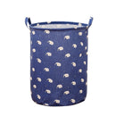1pc Folding Laundry Basket Round Storage Bin Bag Large Hamper Collapsible Clothes Toy Basket Bucket Organizer Large Capacity
