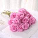 1/3/5PcsBunch Artificial Flower Bouquet Silk Dandelion Flower Ball Fake Flowers DIY Home Widding Decoration Valentines Day Gifts