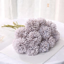 1/3/5PcsBunch Artificial Flower Bouquet Silk Dandelion Flower Ball Fake Flowers DIY Home Widding Decoration Valentines Day Gifts