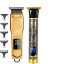 Professional Barber Hair Clipper Rechargeable Electric T-Outliner Cutting Machine Beard Trimmer Shaver Razor for Men Cutter