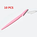 3/10pcs Eyebrow Trimmer Portable Eyebrow Razor Shaver Eye Brow Shaper Shaping Tool Scissors Facial Hair Remover for Women Makeup