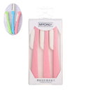 3/10pcs Eyebrow Trimmer Portable Eyebrow Razor Shaver Eye Brow Shaper Shaping Tool Scissors Facial Hair Remover for Women Makeup
