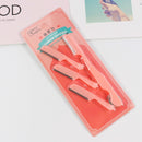 3/10pcs Eyebrow Trimmer Portable Eyebrow Razor Shaver Eye Brow Shaper Shaping Tool Scissors Facial Hair Remover for Women Makeup