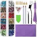 Hot Sale 2000pcs-9600Pcs/Box DMC Hot Fix Rhinestone Hotfix Applicator with 7 Tips Crystal Glass Rhinestone Iron-on Wand Strass