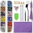 Hot Sale 2000pcs-9600Pcs/Box DMC Hot Fix Rhinestone Hotfix Applicator with 7 Tips Crystal Glass Rhinestone Iron-on Wand Strass