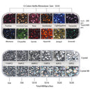 Hot Sale 2000pcs-9600Pcs/Box DMC Hot Fix Rhinestone Hotfix Applicator with 7 Tips Crystal Glass Rhinestone Iron-on Wand Strass