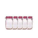5-20Pcs Portable Mason Jar Bags Reusable Seal Food Saver Storage Bags Organizer Nuts Candy Cookies Snack Sandwich Ziplock Bags