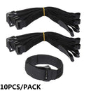 10 PC 2*50cm Reusable Fastening Bike Tie Nylon Hook & Loop Durable Multil Purpose Self-adhesive High Quality Strap Cable Ties