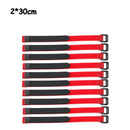 10 PC 2*50cm Reusable Fastening Bike Tie Nylon Hook & Loop Durable Multil Purpose Self-adhesive High Quality Strap Cable Ties