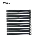 10 PC 2*50cm Reusable Fastening Bike Tie Nylon Hook & Loop Durable Multil Purpose Self-adhesive High Quality Strap Cable Ties