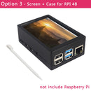 3.5 Inch Raspberry Pi 3 Model B+ Touch Screen 480*320 LCD Display + Touch Pen + ABS Case for Raspberry Pi 4 Model B / 3B+ /3B