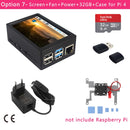 3.5 Inch Raspberry Pi 3 Model B+ Touch Screen 480*320 LCD Display + Touch Pen + ABS Case for Raspberry Pi 4 Model B / 3B+ /3B