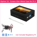 3.5 Inch Raspberry Pi 3 Model B+ Touch Screen 480*320 LCD Display + Touch Pen + ABS Case for Raspberry Pi 4 Model B / 3B+ /3B
