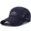 Summer Quick Drying Ultra-Thin Breathable Baseball Cap Men Women Snapback Folding Sport Outdoor Hiking Mountaineering Hat A138