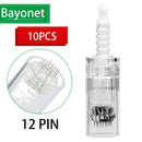 100/50pcs Needle Cartridge for Ultima A6 Nano/9 Pin/12 Pin/36 Pin/42 Pin Micro Needle Replacement Derma Tattoo Bayonet Screw