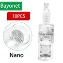 100/50pcs Needle Cartridge for Ultima A6 Nano/9 Pin/12 Pin/36 Pin/42 Pin Micro Needle Replacement Derma Tattoo Bayonet Screw