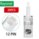 100/50pcs Needle Cartridge for Ultima A6 Nano/9 Pin/12 Pin/36 Pin/42 Pin Micro Needle Replacement Derma Tattoo Bayonet Screw