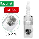 100/50pcs Needle Cartridge for Ultima A6 Nano/9 Pin/12 Pin/36 Pin/42 Pin Micro Needle Replacement Derma Tattoo Bayonet Screw