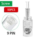 100/50pcs Needle Cartridge for Ultima A6 Nano/9 Pin/12 Pin/36 Pin/42 Pin Micro Needle Replacement Derma Tattoo Bayonet Screw