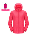 LNGXO Hiking Waterproof Jacket Women Men Camping Running Sun-Protective Windbreaker Quick Dry Outdoor Sport Rain Coat Unisex