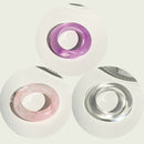 17KM 3pcs Korean Geometric Transparent Resin Acrylic Rings Set For Women Fashion Crystal Rings 2021 Trend Jewelry Gifts