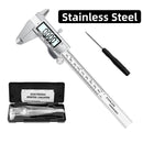 0-150mm Vernier Caliper Stainless Steel/Plastic LCD Digital Caliper 6 inch Instrument Depth Measuring Tools by PROSTORMER