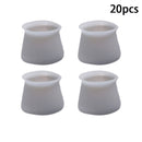 20pcs PVC Furniture Leg Protection Cover Table Feet Pad Floor Protector For Chair Leg Floor Protection Anti-slip Table Legs