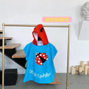 2 Sizes Plus size Kids Hooded Bath Towel Microfiber Boys Girls Beach Towels Super Absorbent Cartoon Child Sunscreen Beach Shawel