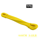 41" 208cm Resistance Bands Natural Latex Rubber Loop Gym Expander Strengthen Trainning Power Fitness Pull Up Elastic Band