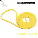 41" 208cm Resistance Bands Natural Latex Rubber Loop Gym Expander Strengthen Trainning Power Fitness Pull Up Elastic Band