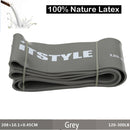 41" 208cm Resistance Bands Natural Latex Rubber Loop Gym Expander Strengthen Trainning Power Fitness Pull Up Elastic Band