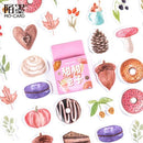 46pcs/set Autumn Flower Sticker Diy Scrapbooking Diary Planner Decoration Sticker Album