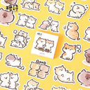 46pcs/set Autumn Flower Sticker Diy Scrapbooking Diary Planner Decoration Sticker Album