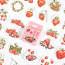 46pcs/set Autumn Flower Sticker Diy Scrapbooking Diary Planner Decoration Sticker Album
