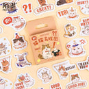 46pcs/set Autumn Flower Sticker Diy Scrapbooking Diary Planner Decoration Sticker Album