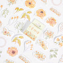 46pcs/set Autumn Flower Sticker Diy Scrapbooking Diary Planner Decoration Sticker Album