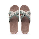 Suihyung Summer Flax Slippers Women Men Casual Linen Slides Multi-Style Non-Slip EVA Home Flip Flops Indoor Shoes Female Sandals