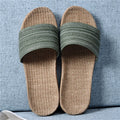 Suihyung Summer Flax Slippers Women Men Casual Linen Slides Multi-Style Non-Slip EVA Home Flip Flops Indoor Shoes Female Sandals