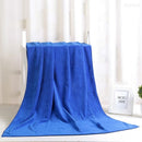 100x200cm microfiber bath towel, super soft, super absorbent and quick-drying, no fading, grey towel