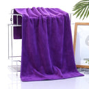 100x200cm microfiber bath towel, super soft, super absorbent and quick-drying, no fading, grey towel