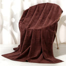 100x200cm microfiber bath towel, super soft, super absorbent and quick-drying, no fading, grey towel