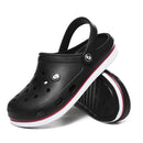 2020 New Fashion Sandals Men Clogs Slippers Soft Bottom Beach Sandals Men Clog Sandals Comfortable Breathable Ankle-Wrap EVA