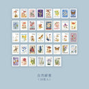366 pcs of Van Gogh color multi-style kraft paper card Decorative diary Album DIY scrapbook butter material paper retro LOMO