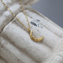 2020 High Quality Korean 14k Gold Plated Fine Jewelry Women Fairy Double Chains Necklaces for Female Star Moon Pendant Mom Gifts