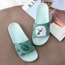 Summer Slides Cartoon Women Men Slippers Cute Animal Dog Sheep Home Slip on Beach Sandals Bothroom Shoes Flip Flops Zapatillas