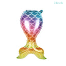 Mermaid Tail Balloons Sea Shells Balloons Helium Ball for Birthday Baby Shower Summer Beach Mermaid Under the sea Party Supplies