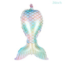 Mermaid Tail Balloons Sea Shells Balloons Helium Ball for Birthday Baby Shower Summer Beach Mermaid Under the sea Party Supplies