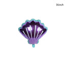 Mermaid Tail Balloons Sea Shells Balloons Helium Ball for Birthday Baby Shower Summer Beach Mermaid Under the sea Party Supplies