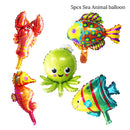 Mermaid Tail Balloons Sea Shells Balloons Helium Ball for Birthday Baby Shower Summer Beach Mermaid Under the sea Party Supplies
